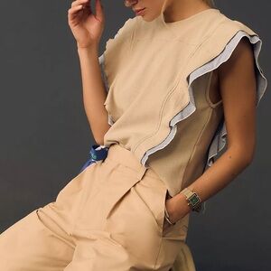 Anthropologie sleeveless popover top, NWT